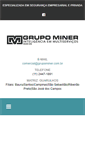 Mobile Screenshot of grupominer.com.br